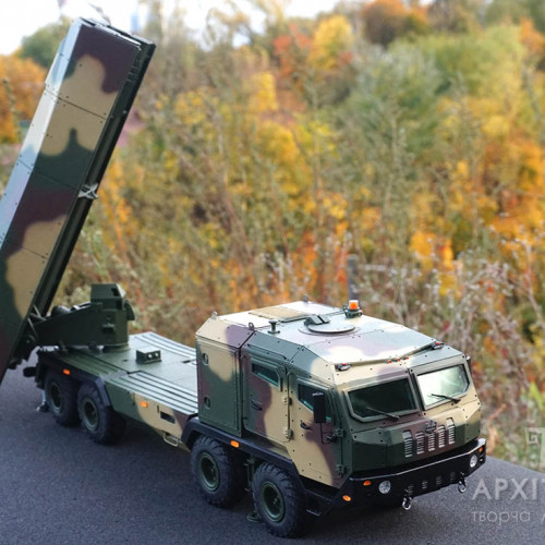 Виставковий макет пускової установки системи Вільха, масштаб 1/35, Київ