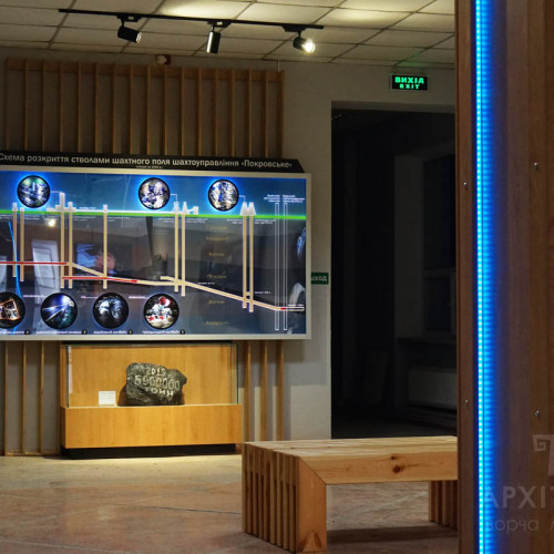 Backlit interactive panel, Ukraine