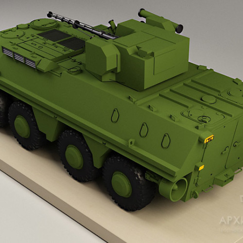 Виготовлення серії моделей БТР-4